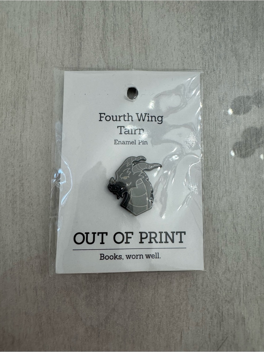 NWT Out of Print Fourth Wing Tairn and Andarna Enamel Pins - Picture 4 of 5